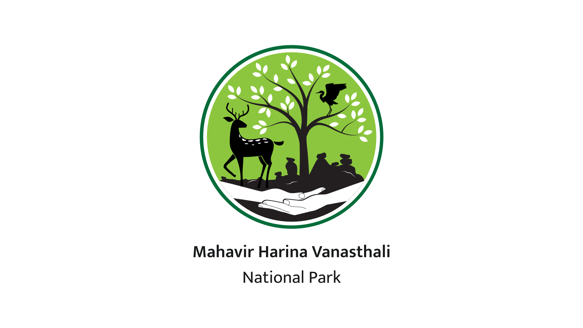 Mahavir Harina Vanasthali National Park Logo